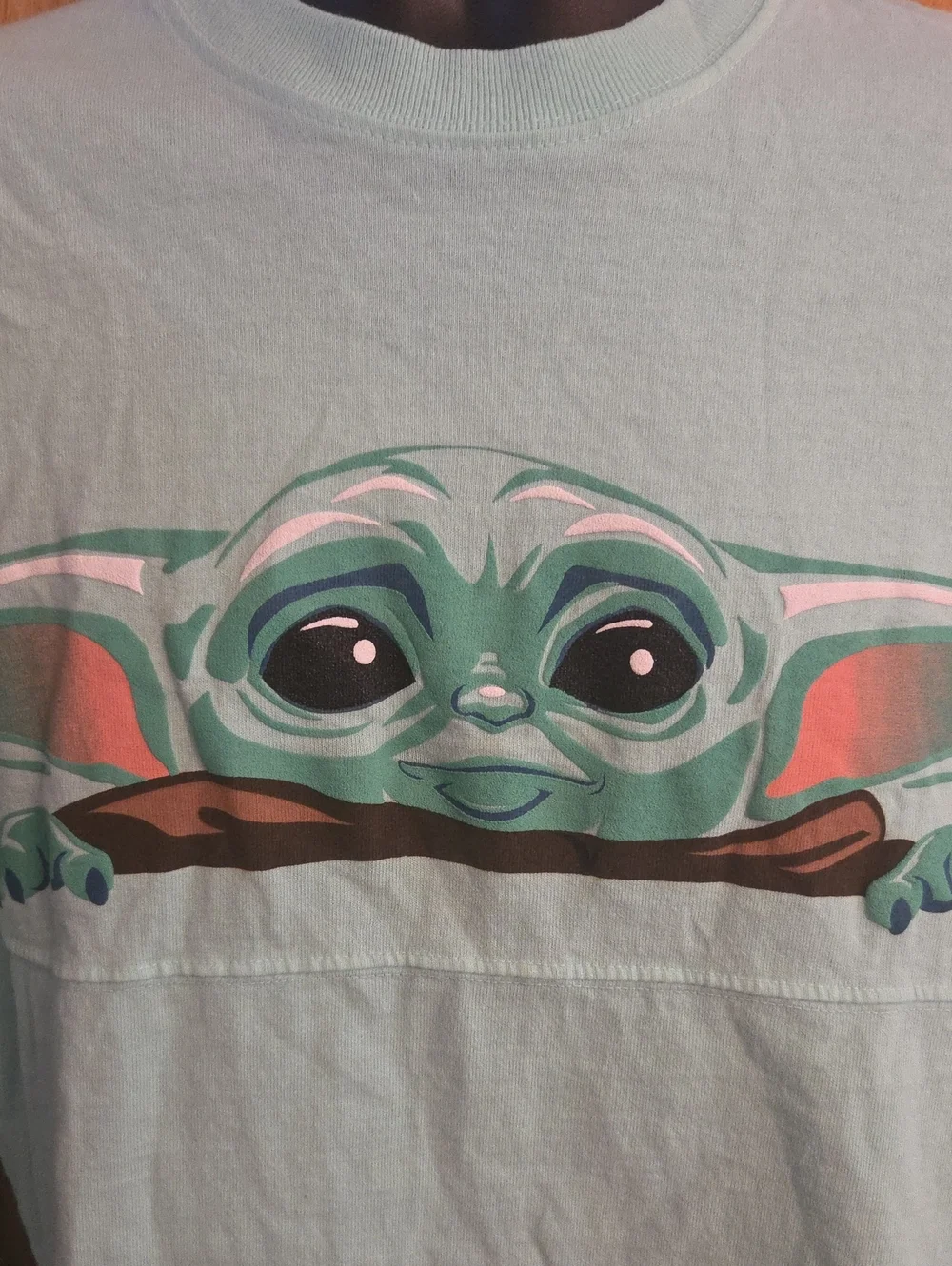 Disney Spirit Jersey Star Wars Baby Yoda Grogu Size XS